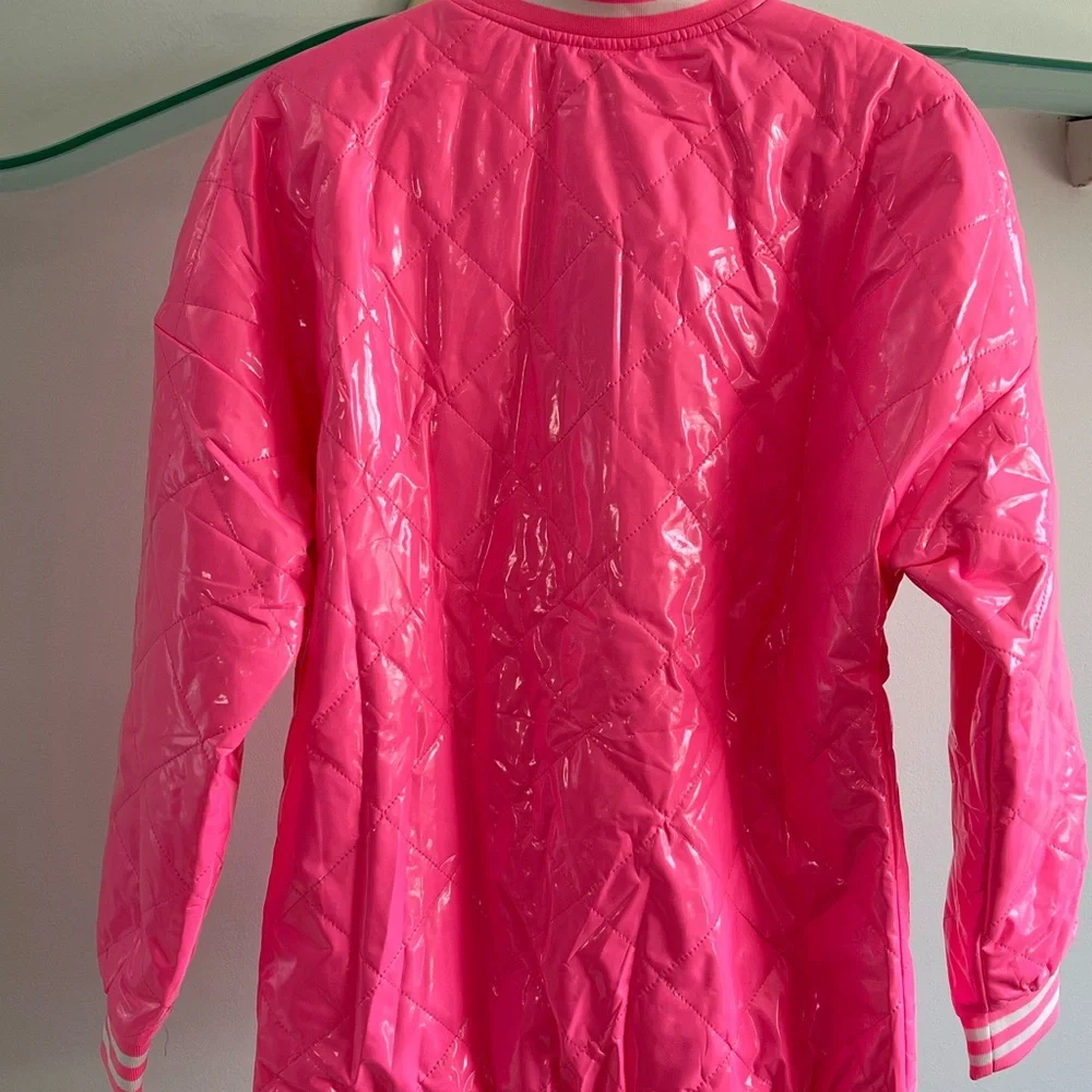 Fashion Nova Glossy Pink Jacket
BRAND NEW! SUPER PRETTY!
BUBBLEGUM PINK! - Picture 3 of 10